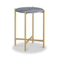 Marmaris Occasional Tables - Gold/Grey