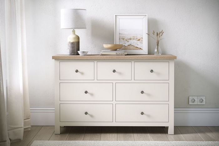Modern Country Bedroom - Coconut White