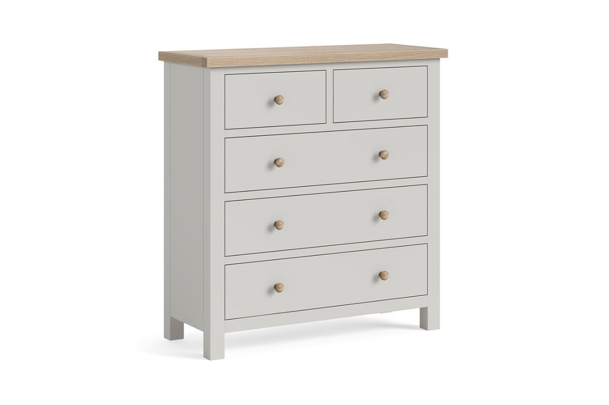 Modern Country Bedroom - Stone Grey