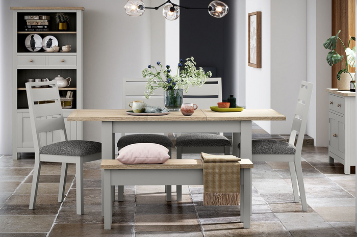 Modern Country Dining - Stone Grey