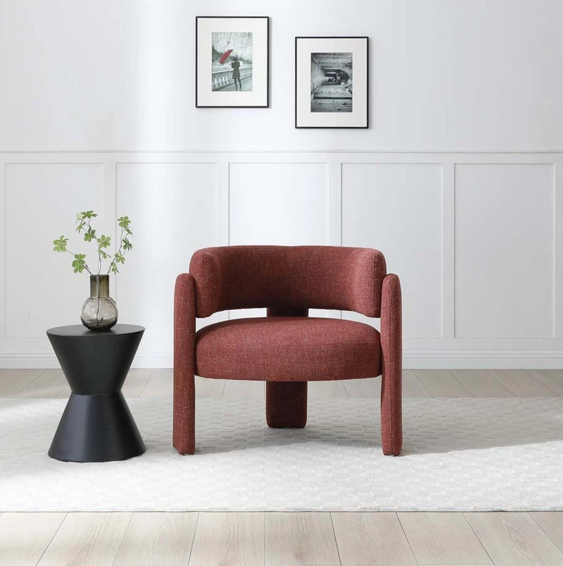 Adelaide Armchair - Rust Textured Weave