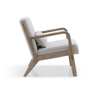 Inca Static Chair - Natural Chenille Stripe