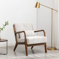 Inca Static Chair - Natural Woven Chenille