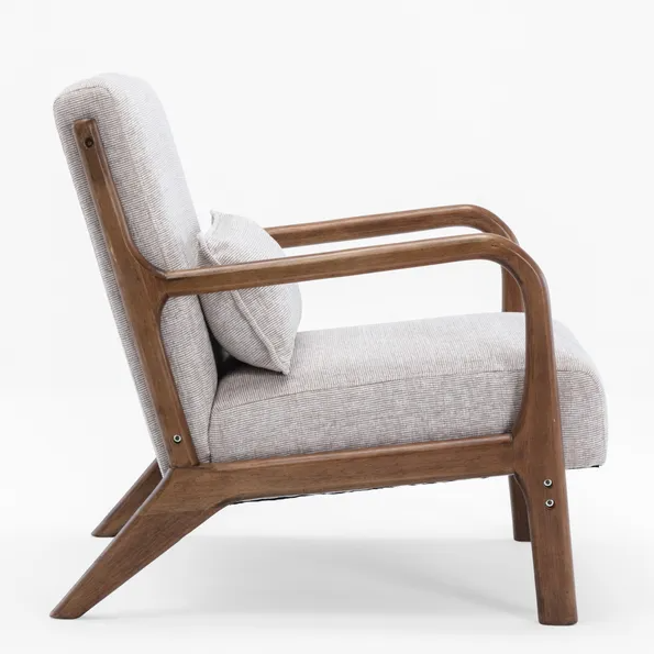 Inca Static Chair - Natural Woven Chenille