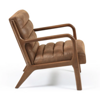 Inca Static Chair - Brown PU