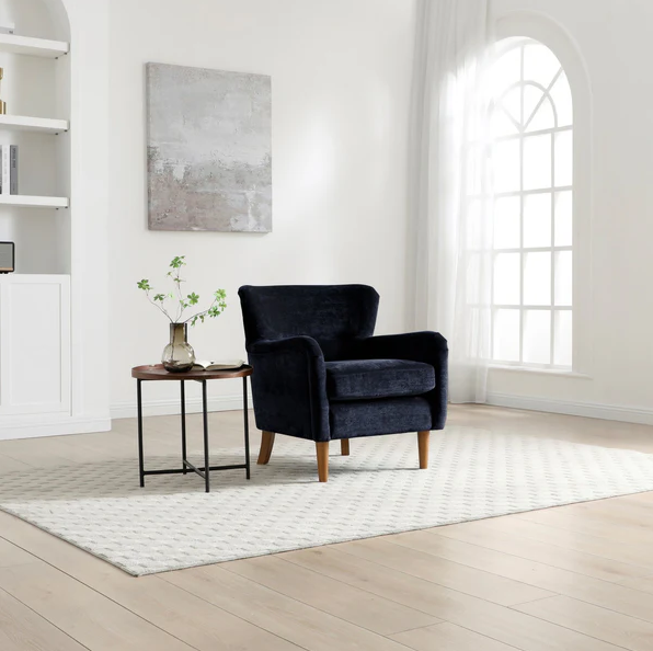 Rosie Chair - Navy Chenille