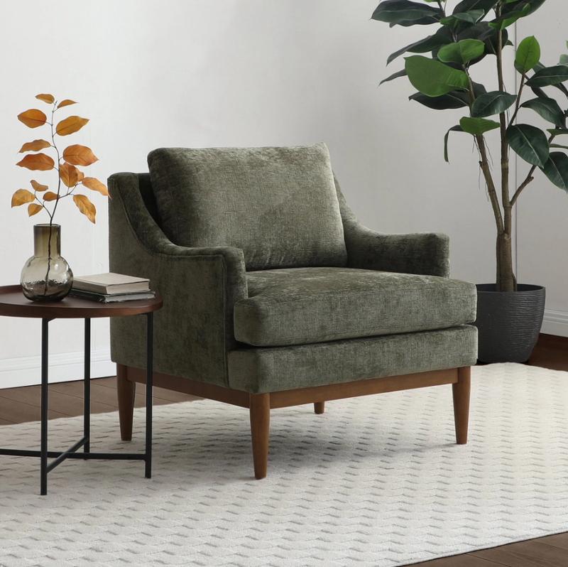 Briar Upholstery Collection - Olive Chenille