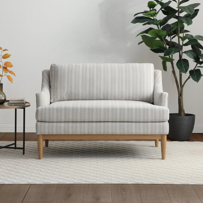 Briar Upholstery Collection - Natural Stripe Chenille