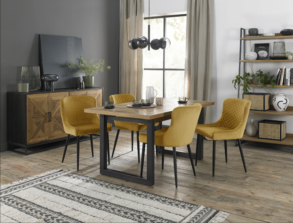 Indus Dining Collection - Rustic Oak