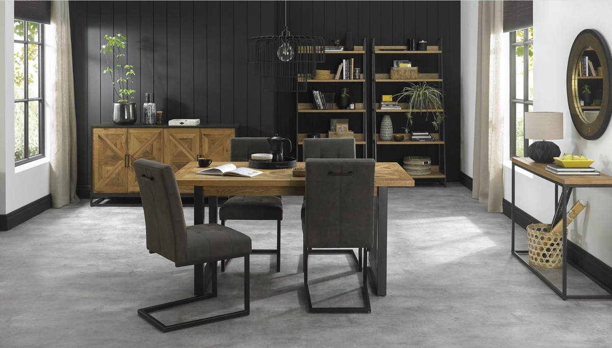 Indus Dining Collection - Rustic Oak