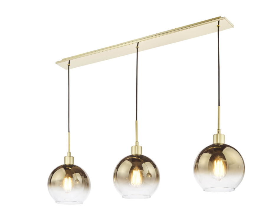 Lycia Lighting Collection - Satin Gold and Gold Ombre