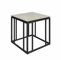 Capri Occasional Tables - Gloss Grey
