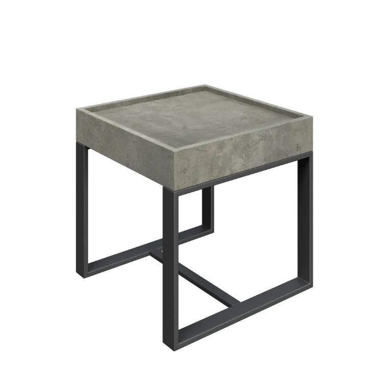 Corum Occasional Tables - Grey Concrete Effect