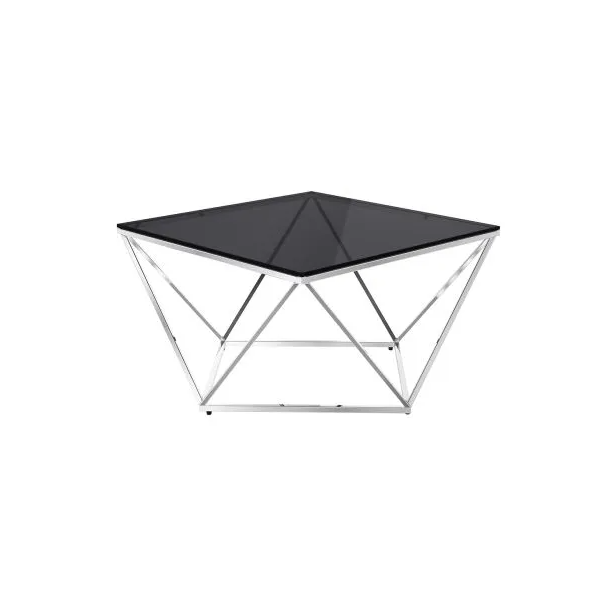 Pirlo Occasional Tables - Smoked Glass