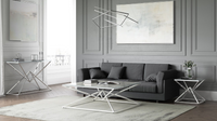 Prism Occasional Tables - Clear Glass