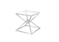 Prism Occasional Tables - Clear Glass