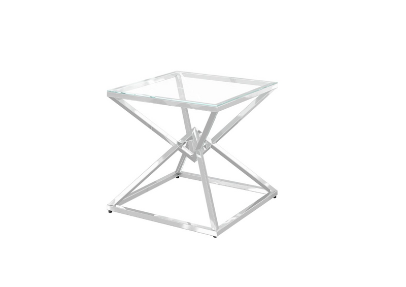 Prism Occasional Tables - Clear Glass