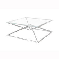 Prism Occasional Tables - Clear Glass