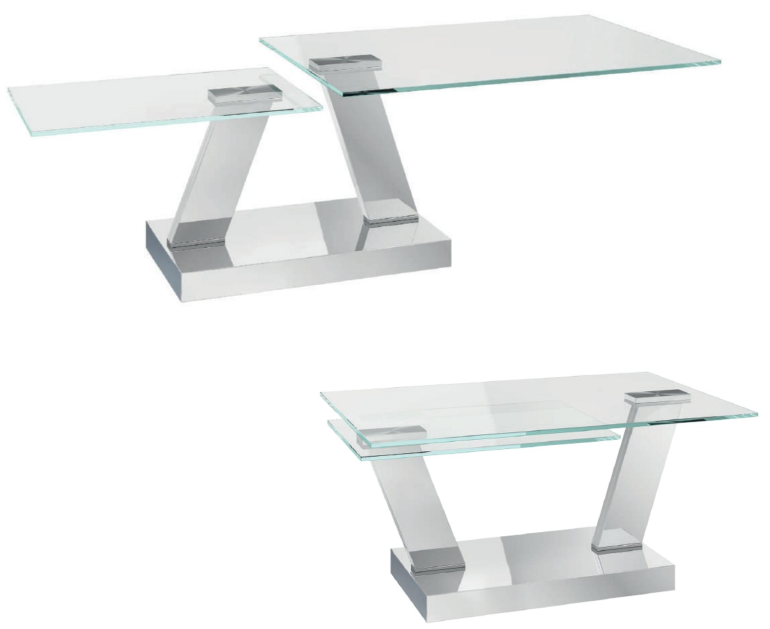 Sparta Occasional Tables - Clear Glass