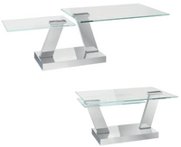 Sparta Occasional Tables - Clear Glass