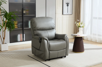 Normandy Riser/Recliner - Grey Leather