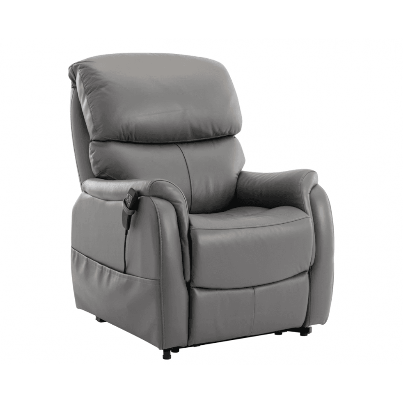 Normandy Riser/Recliner - Grey Leather
