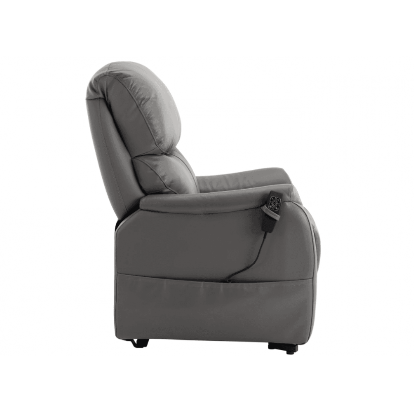 Normandy Riser/Recliner - Grey Leather