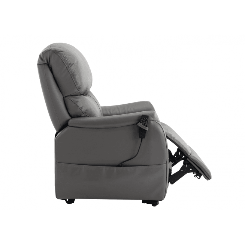 Normandy Riser/Recliner - Grey Leather