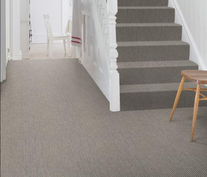Alternative Flooring - Anywhere Herringbone Carpet