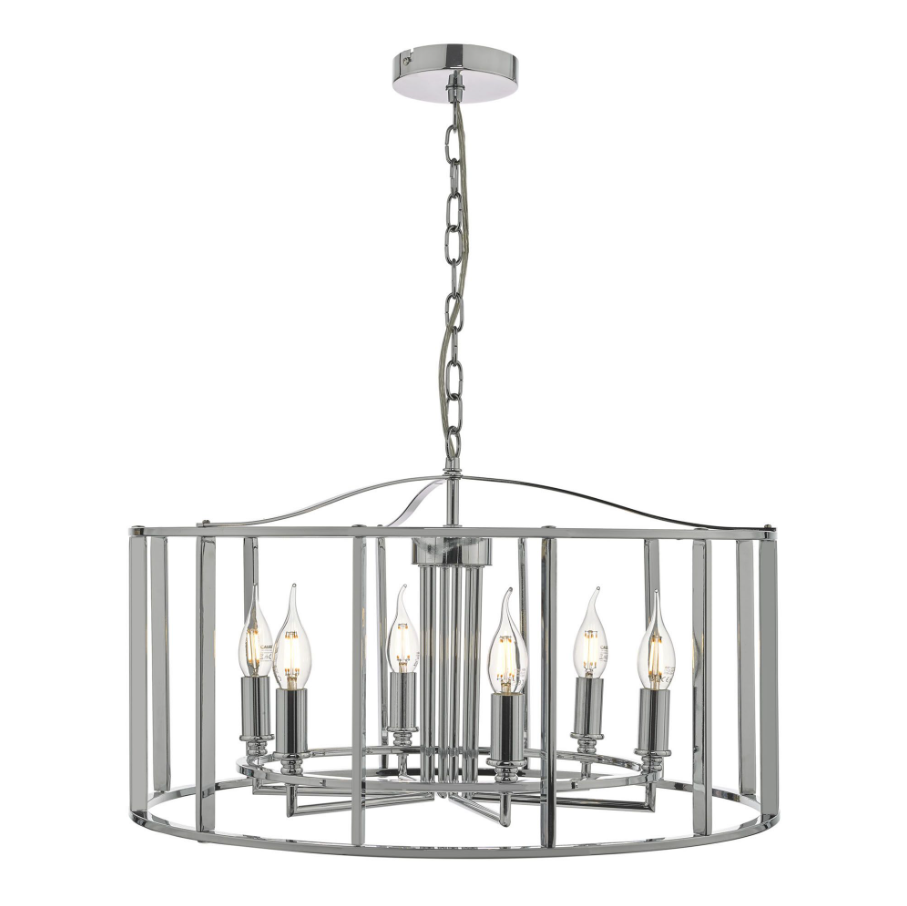 Myka Pendant Collection - Polished Chrome