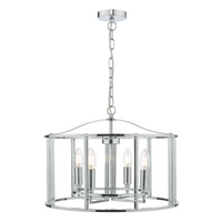 Myka Pendant Collection - Polished Chrome