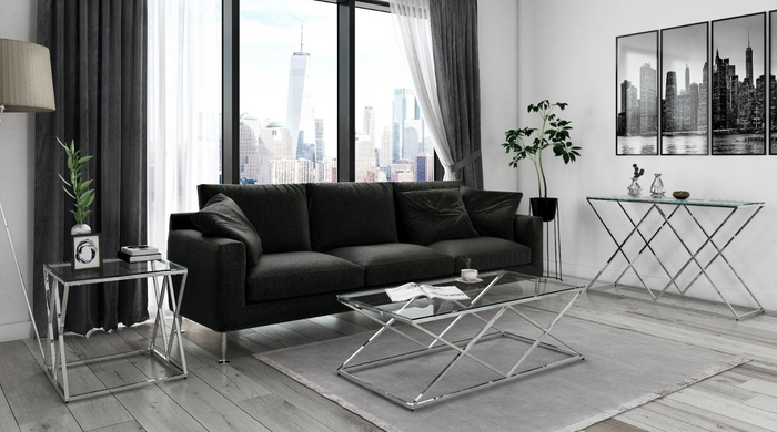 Victor Occasional Tables - Clear
