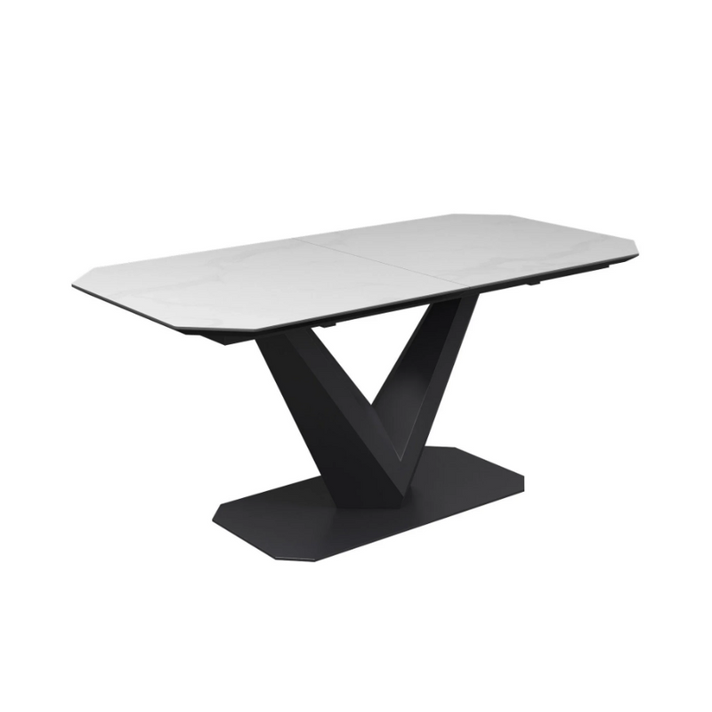 Vizarri Extending Dining Table - Matte White