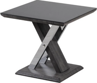 Xavi Occasional Tables - Grey Walnut/Black