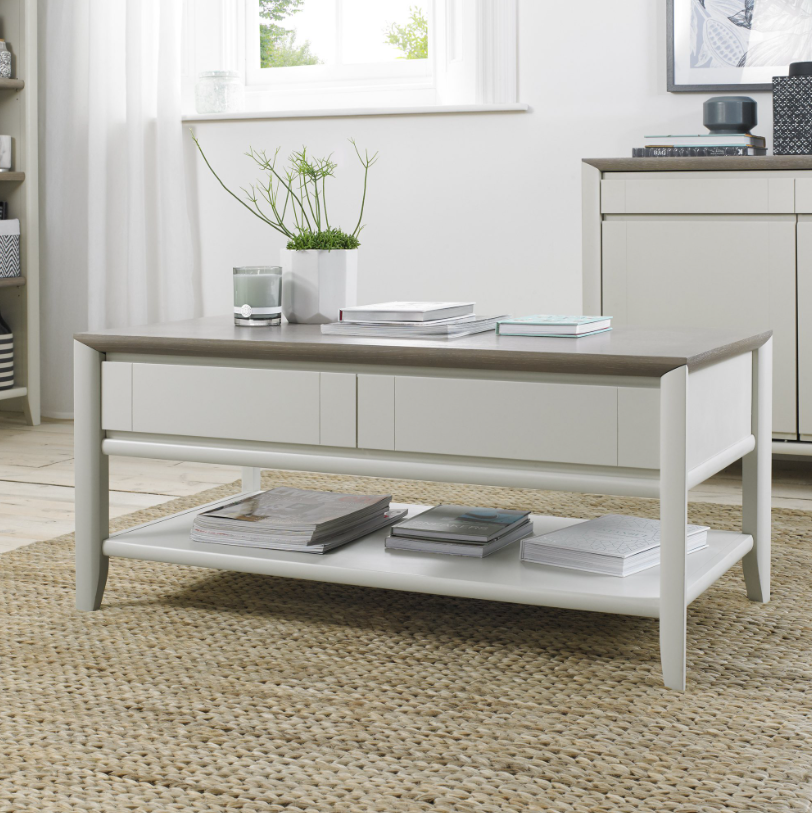 Bergen Living Collection - Grey Washed Oak and Soft Grey
