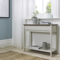 Bergen Living Collection - Grey Washed Oak and Soft Grey