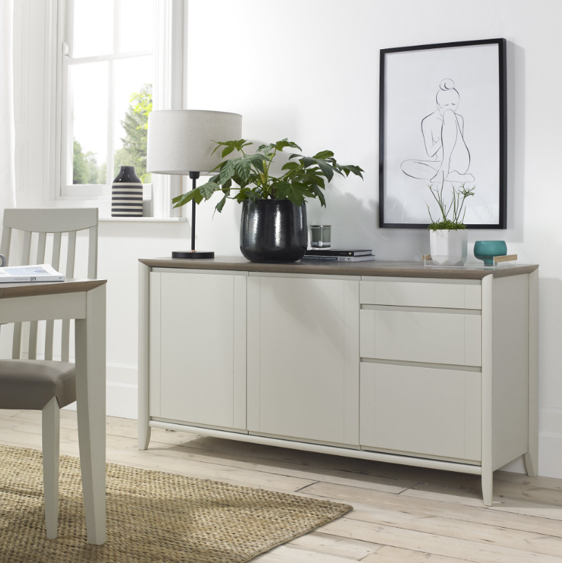 Bergen Living Collection - Grey Washed Oak and Soft Grey