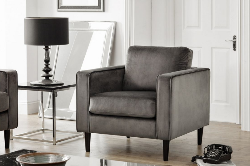 Hayward Upholstery Collection - Grey Velvet