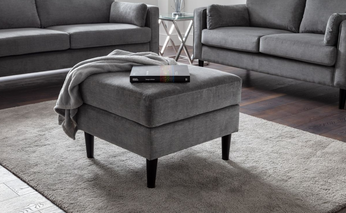 Hayward Upholstery Collection - Grey Chenille