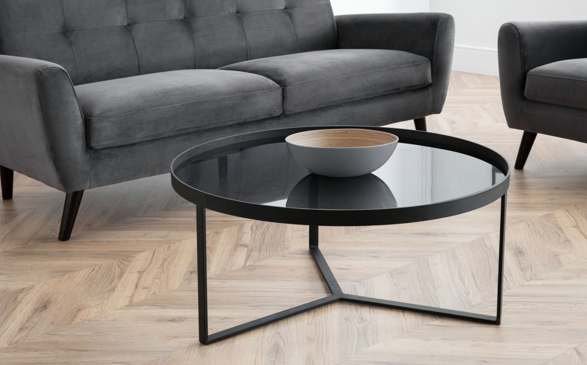 Loft Occasional Tables - Smoked Glass