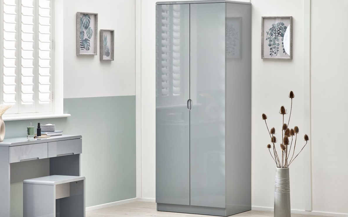 Manhattan Bedroom Collection - Gloss Grey