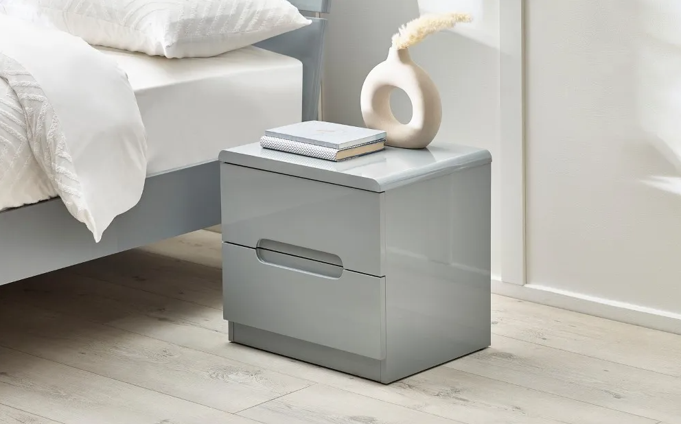 Manhattan Bedroom Collection - Gloss Grey