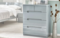 Manhattan Bedroom Collection - Gloss Grey