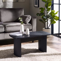 Louis Fluted Living Collection - Black