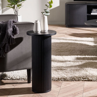 Louis Fluted Living Collection - Black