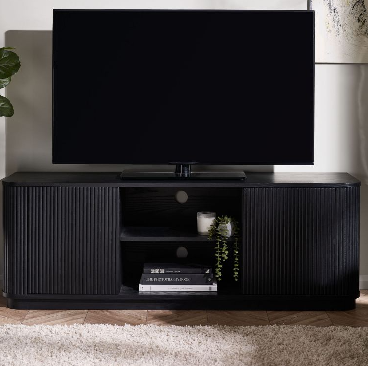 Louis Fluted Living Collection - Black