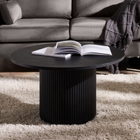 Louis Fluted Living Collection - Black