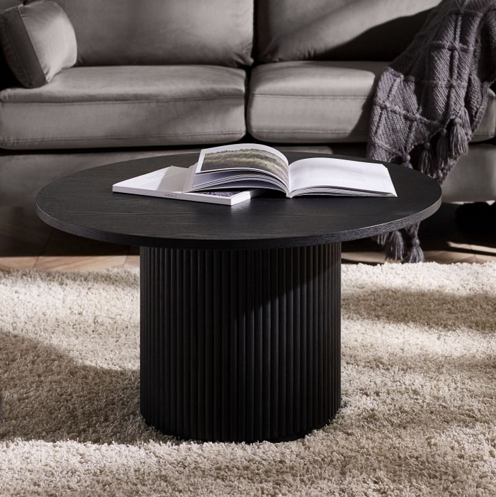 Louis Fluted Living Collection - Black