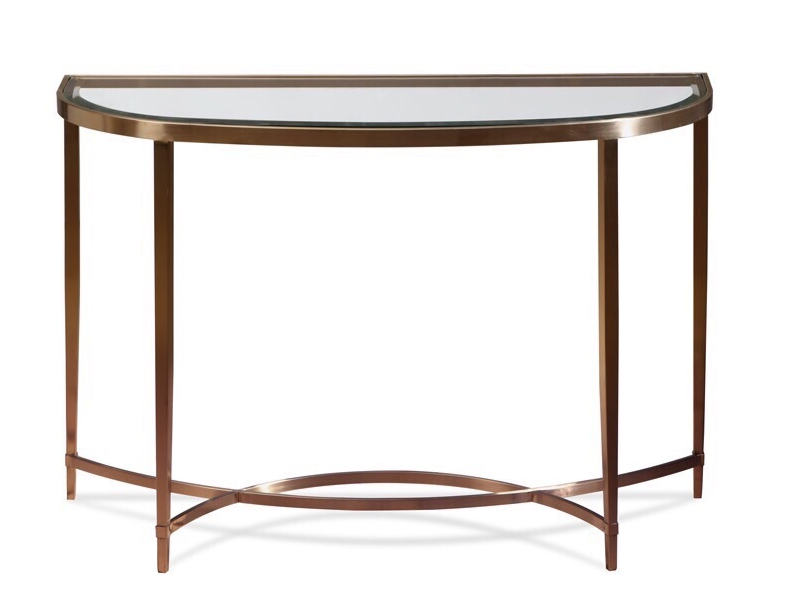 Ritz Occasional Tables - Antique Brass/Clear Glass