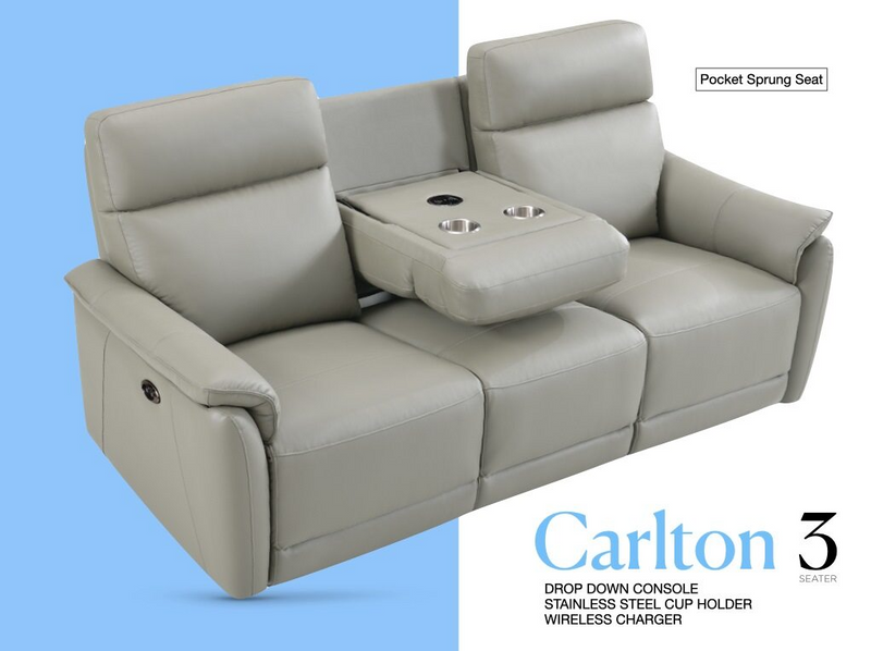 Carlton Electric Upholstery Collection - Light Grey